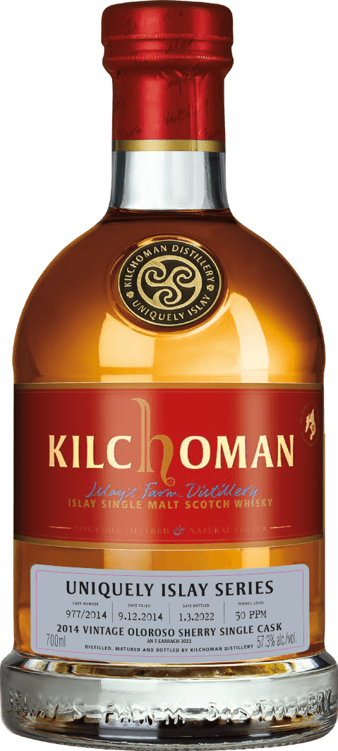 Kilchoman 2014/2022 Uniquely Islay Vintage Cask 977 Oloroso Whisky 57,3%