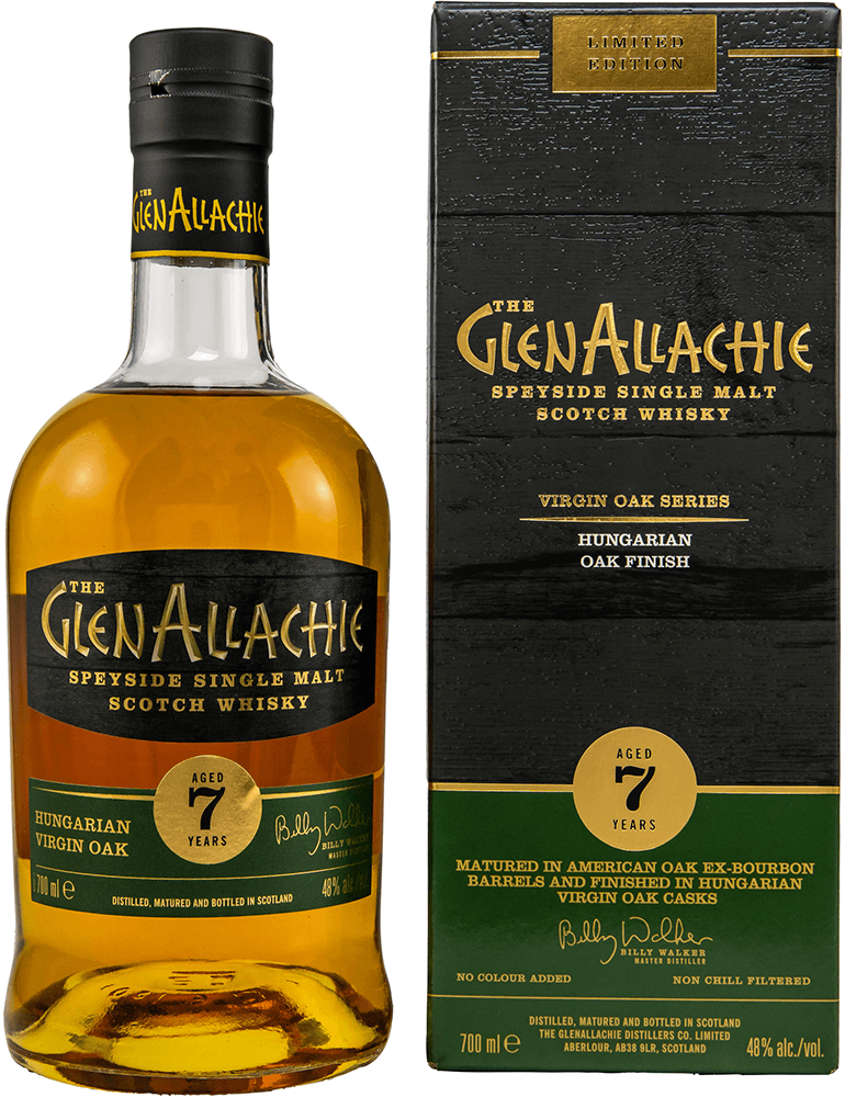 Glenallachie 7 Jahre Hungarian Oak Wood Finish Whisky 48% 