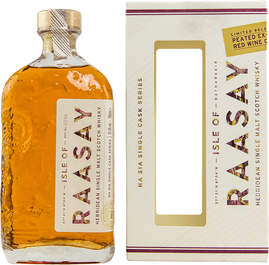 Isle of Raasay Red Wine Single Cask #18/665 Whisky 61,4%