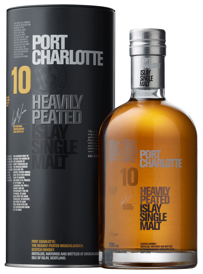 Bruichladdich Port Charlotte 10 Jahre Scottish Barley Single Malt Whisky 46%