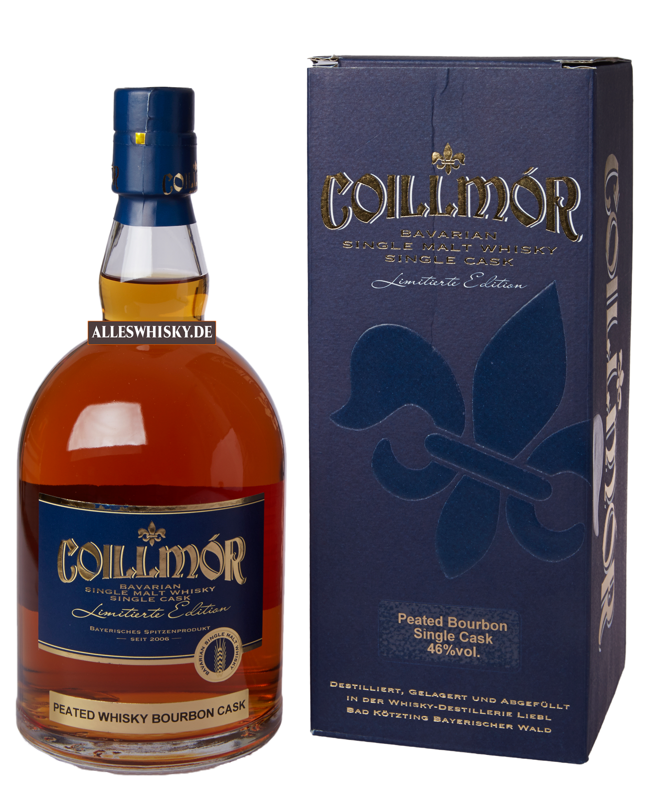 Coillmor Whisky Bourbon Single Cask Peated 46% 0,7L
