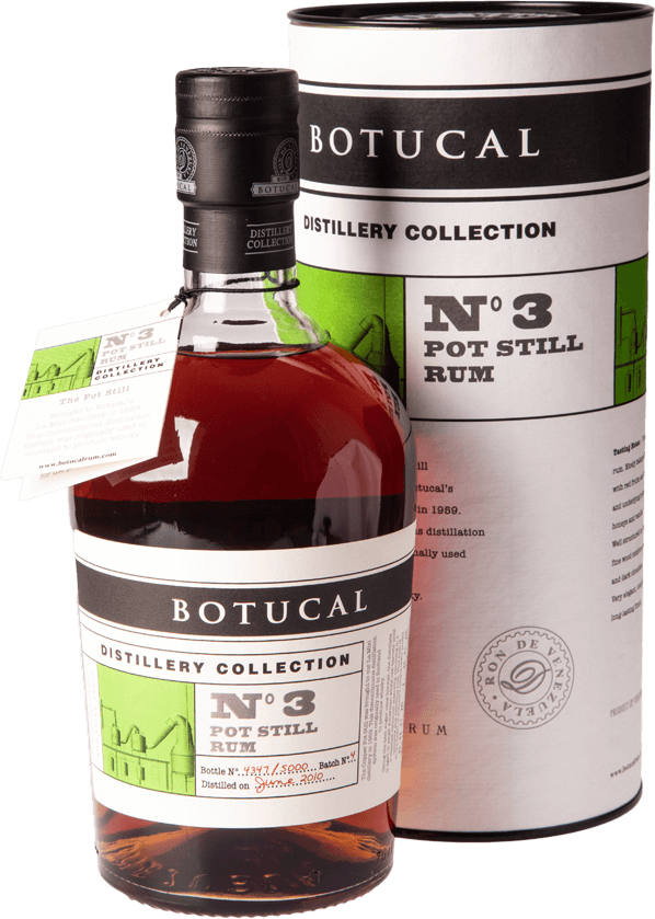 Ron Botucal Distillery Collection No3 Pot Still Rum Flasche 47 Prozent mit Geschenkverpackung