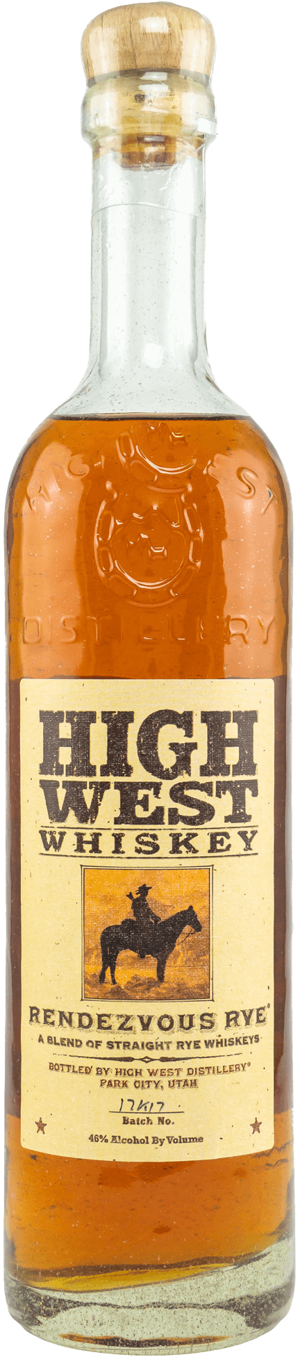 High West American Rendevous Rye Whiskey 46%