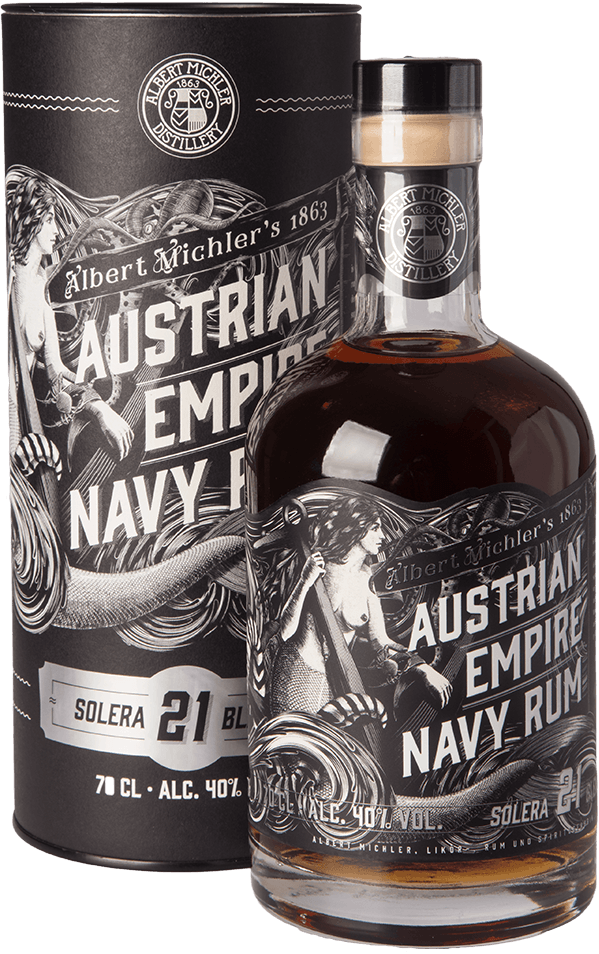 Albert Michler´s 1863 Austrian Empire Navy Rum Solera 21 Jahre 40% 0,7L