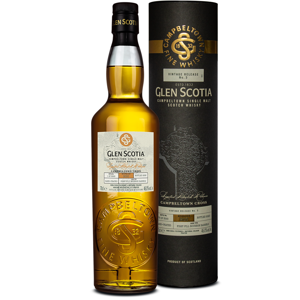 Glen Scotia 2010/2020 Vintage Release No3 Campbeltown Cross Whisky 46% 0,7L