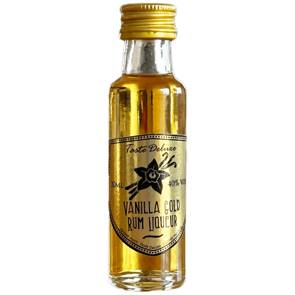 Taste DeLuxe Vanille Gold Rum Liqueur 40% Miniatur Taste DeLuxe Vanille Gold Rum Liqueur 40% Miniatur
