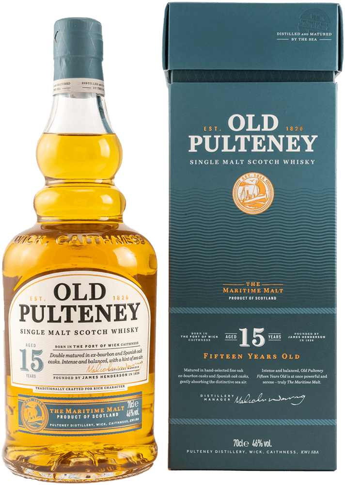 Old Pulteney 15 Jahre Whisky 46%