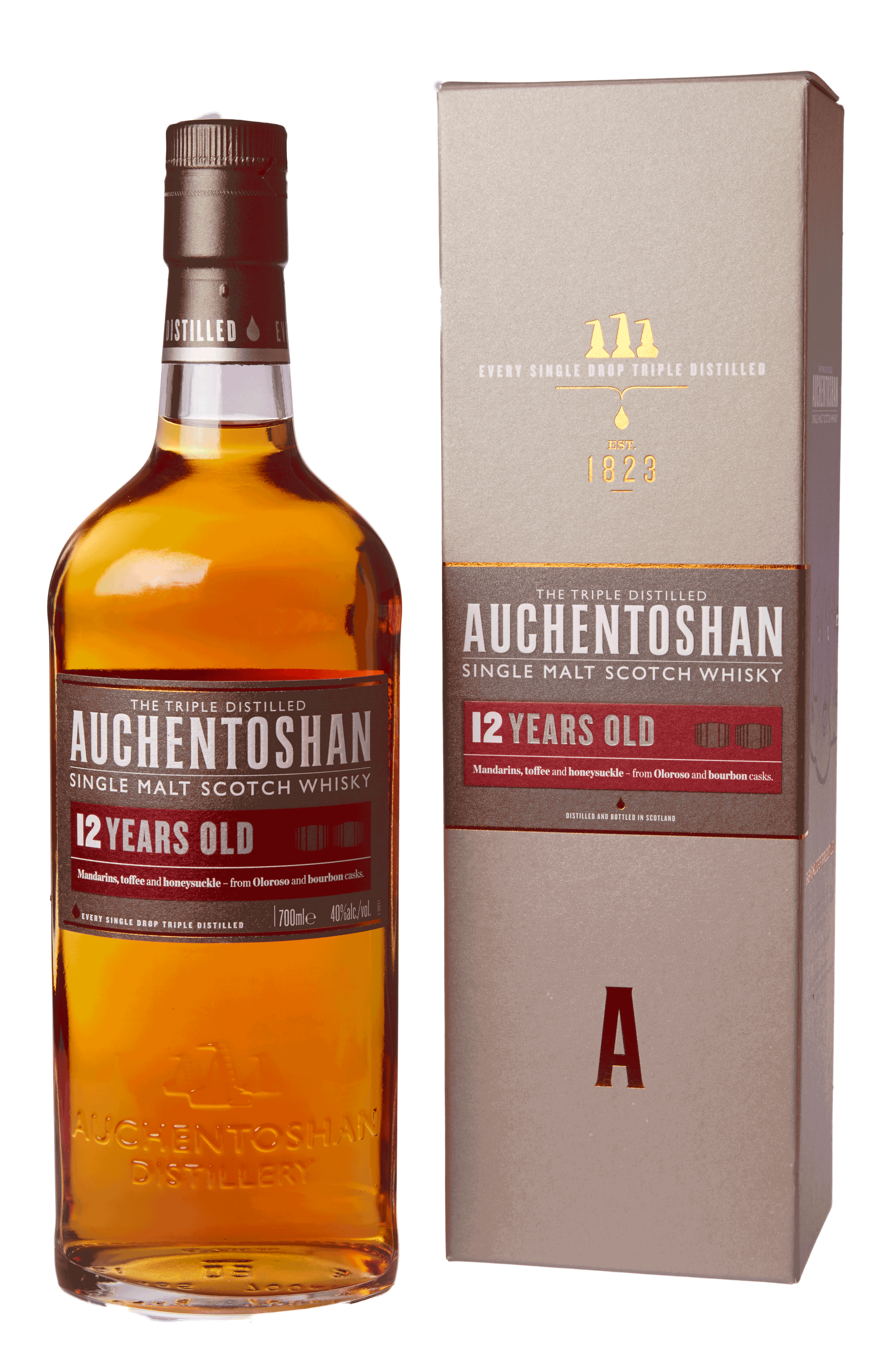 Auchentoshan 12 Jahre Whisky 40% (Alte Ausführung)