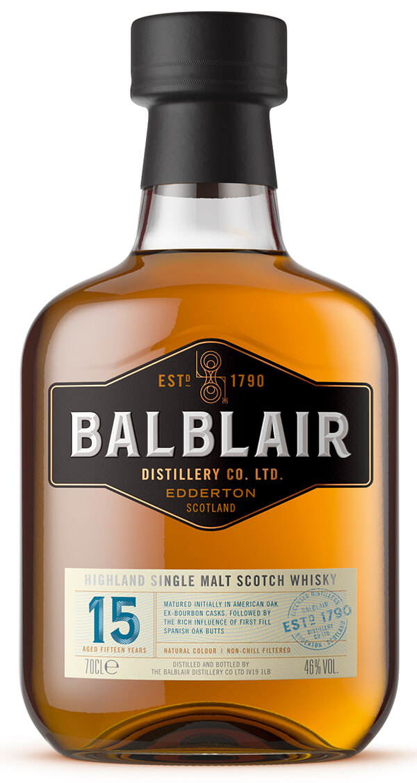 Balblair 15 Jahre Highland Single Malt Whisky 46 Prozent