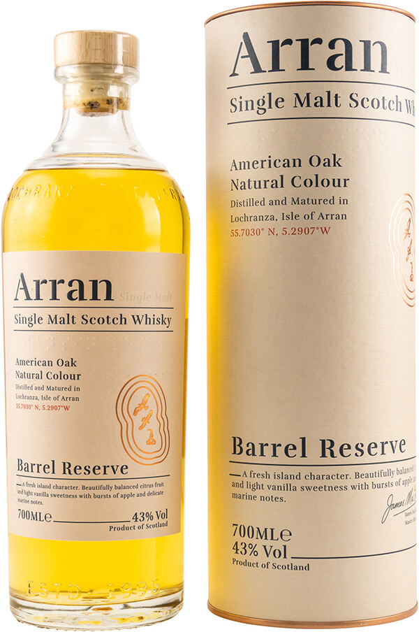 Arran Barrel Reserve Island Single Malt Whisky 43 Prozent