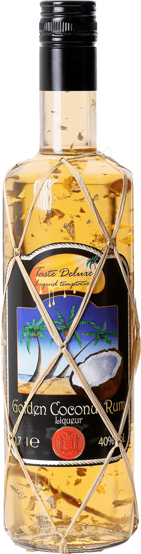 Taste DeLuxe Golden Coconut Rum Liqueur 40% Golden Leaf Edition