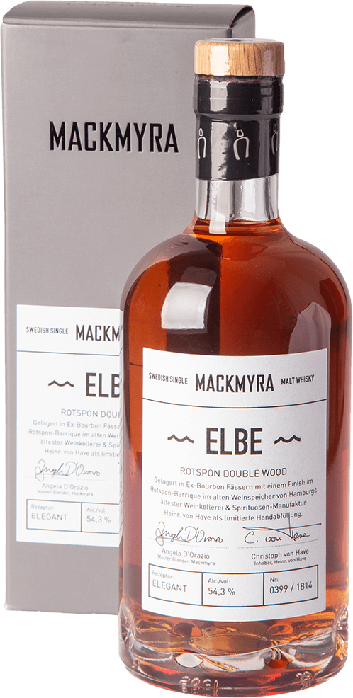 Mackmyra Elbe Redspoon Double Wood 2019 Whisky 54,3% 0,5L