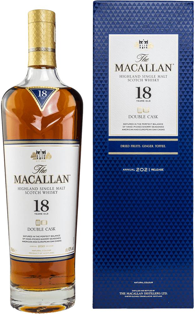 Macallan 18 Jahre Double Cask Release 2021 Whisky 43% 0,7L