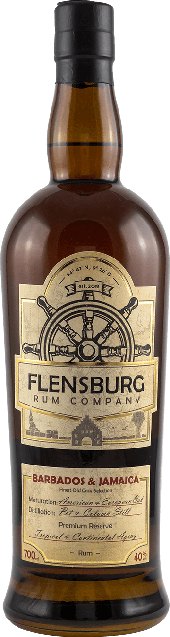Flensburg Rum Company Barbados & Jamaica 40 Prozent