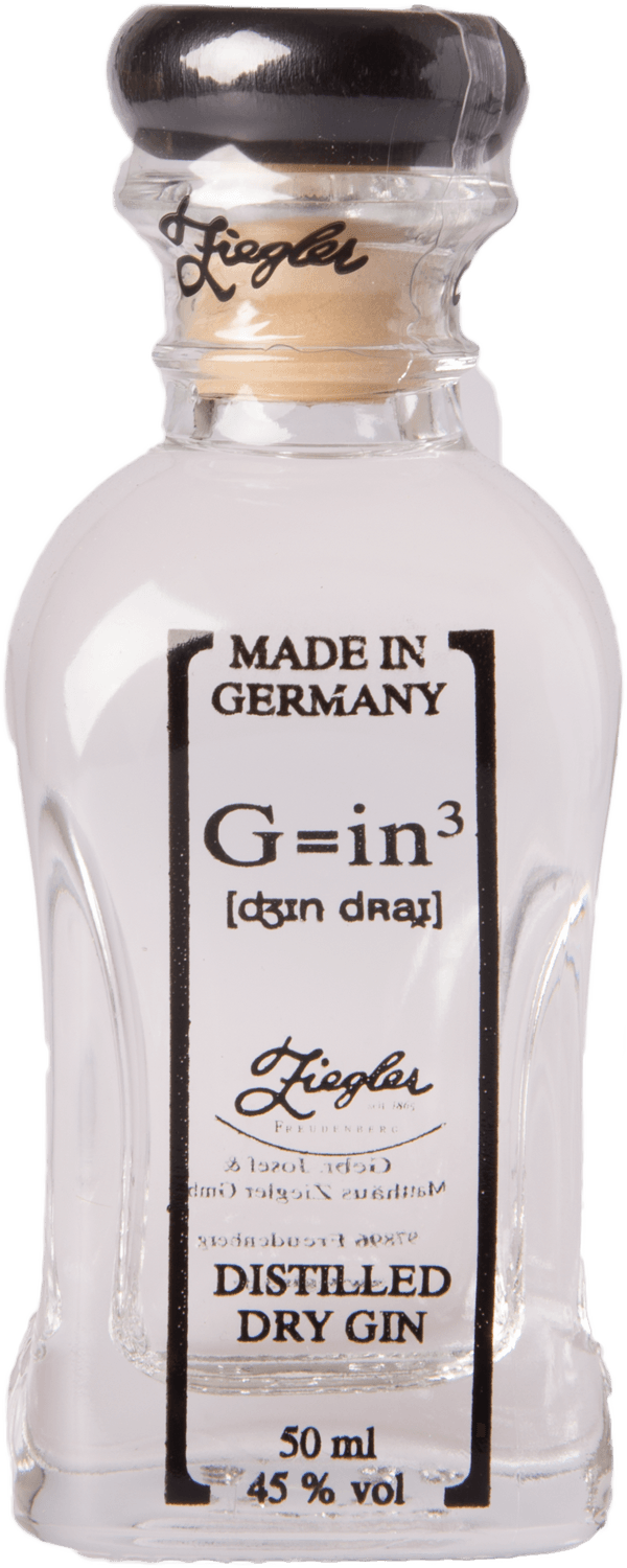 Ziegler G=in3 Dry Gin 45% Miniatur