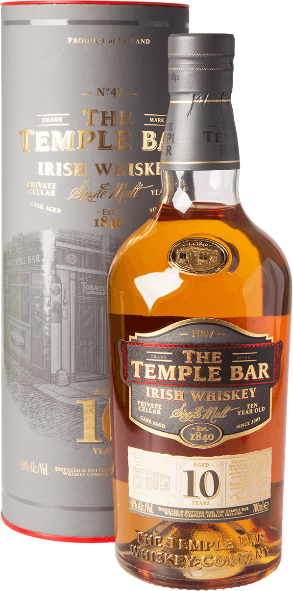 The Temple Bar 10 Jahre Irish Single Malt Whiskey 40%