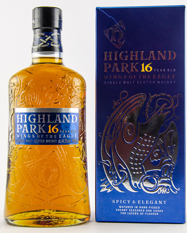 Highland Park 16 Jahre Wings of the Eagle Whisky 44,5 Prozent