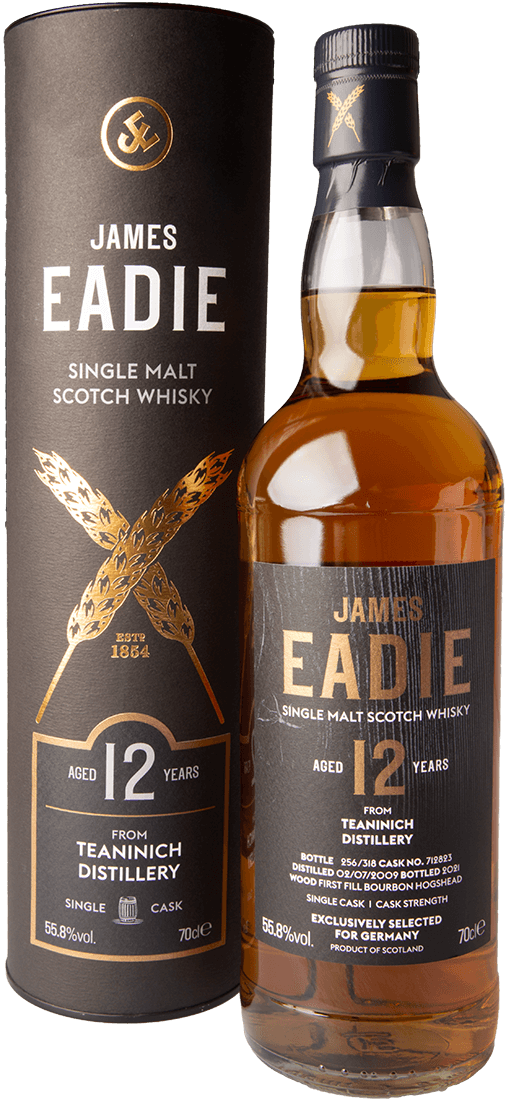 Teaninich 12 Jahre 2009/2021 Single Cask 712823 Whisky 55,8% (James Eadie)