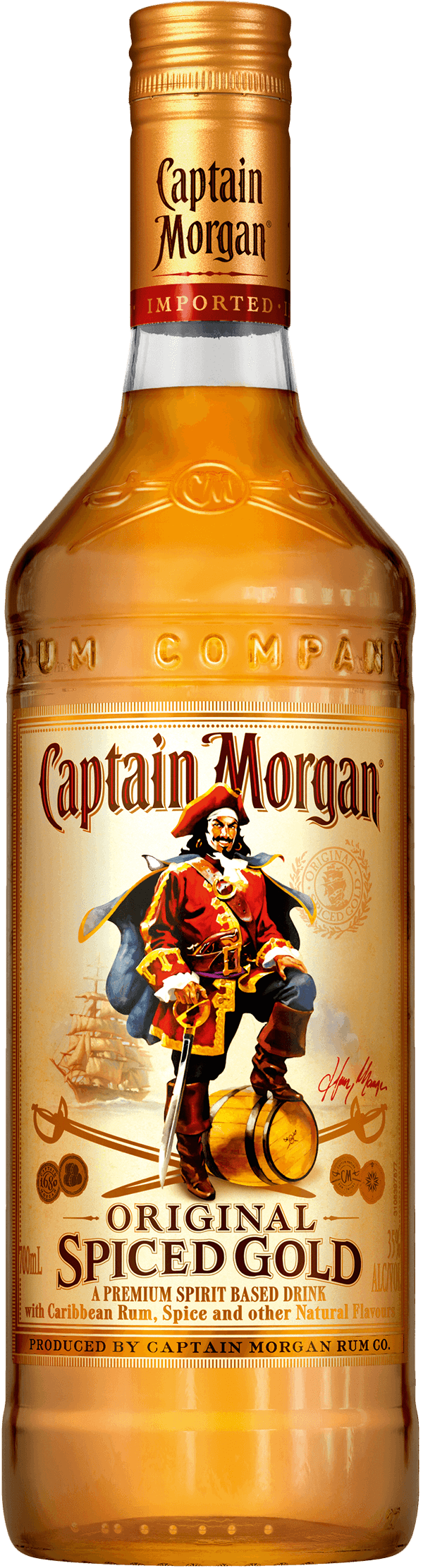 Captain Morgan Spiced Gold 35% 