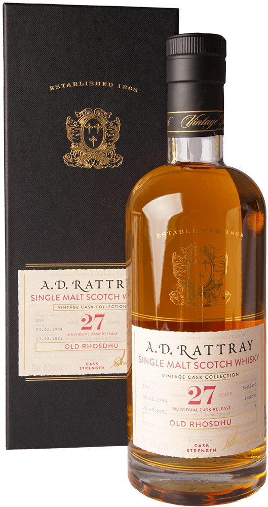Old Rhosdhu 27 Jahre 1994/2021 #9 Whisky 48% (A.D. Rattray)