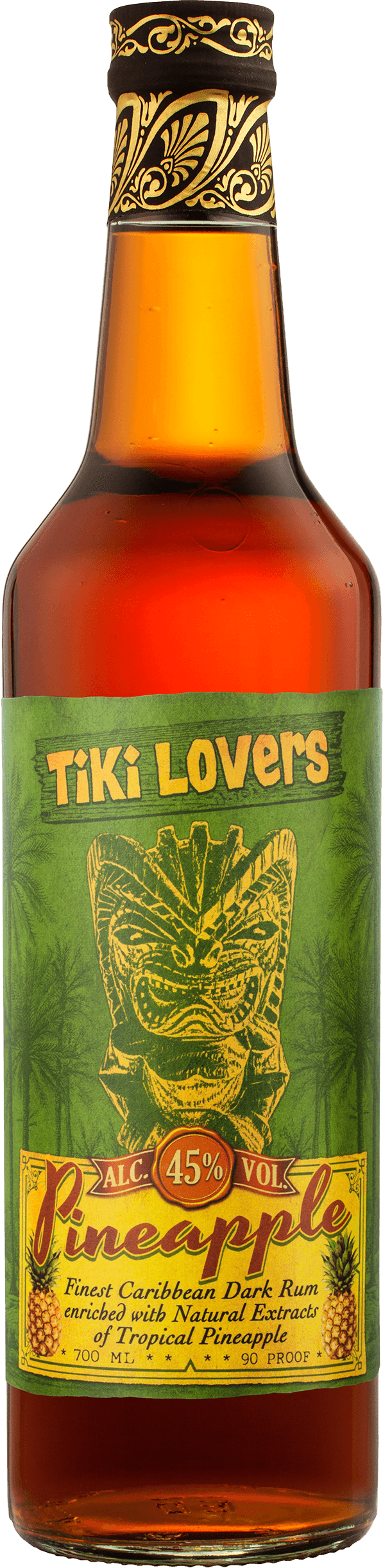 Tiki Lovers Pineapple Rum 45% 0,7L