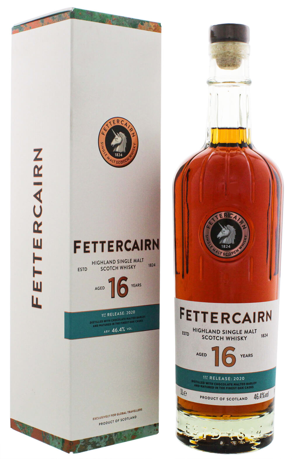 Fettercairn 16 Jahre Highland Single Malt Whisky 46,4% 1 Liter