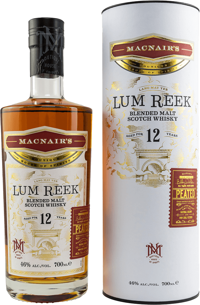 MacNairs 12 Jahre Lum Reek Blended Malt Whisky 46%