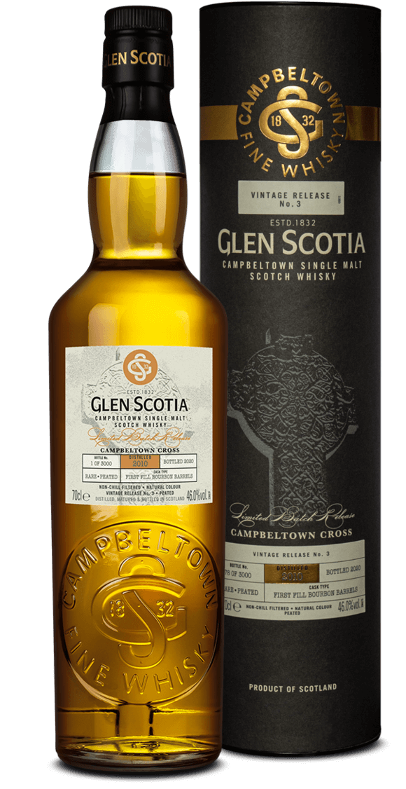 Glen Scotia 2010/2020 Vintage Release No3 Campbeltown Cross Whisky 46% 0,7L
