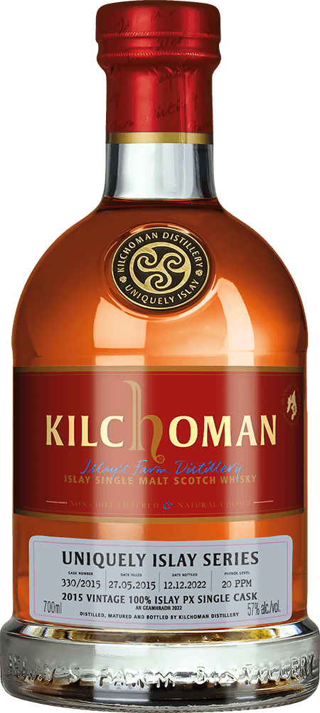 Kilchoman 2015/2022 Uniquely Islay Vintage Cask 330 Pedro Ximénez Whisky 57%