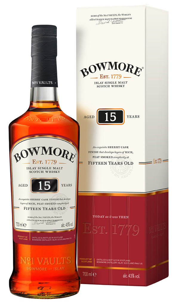 Bowmore 15 Jahre Whisky 43% 0,7L