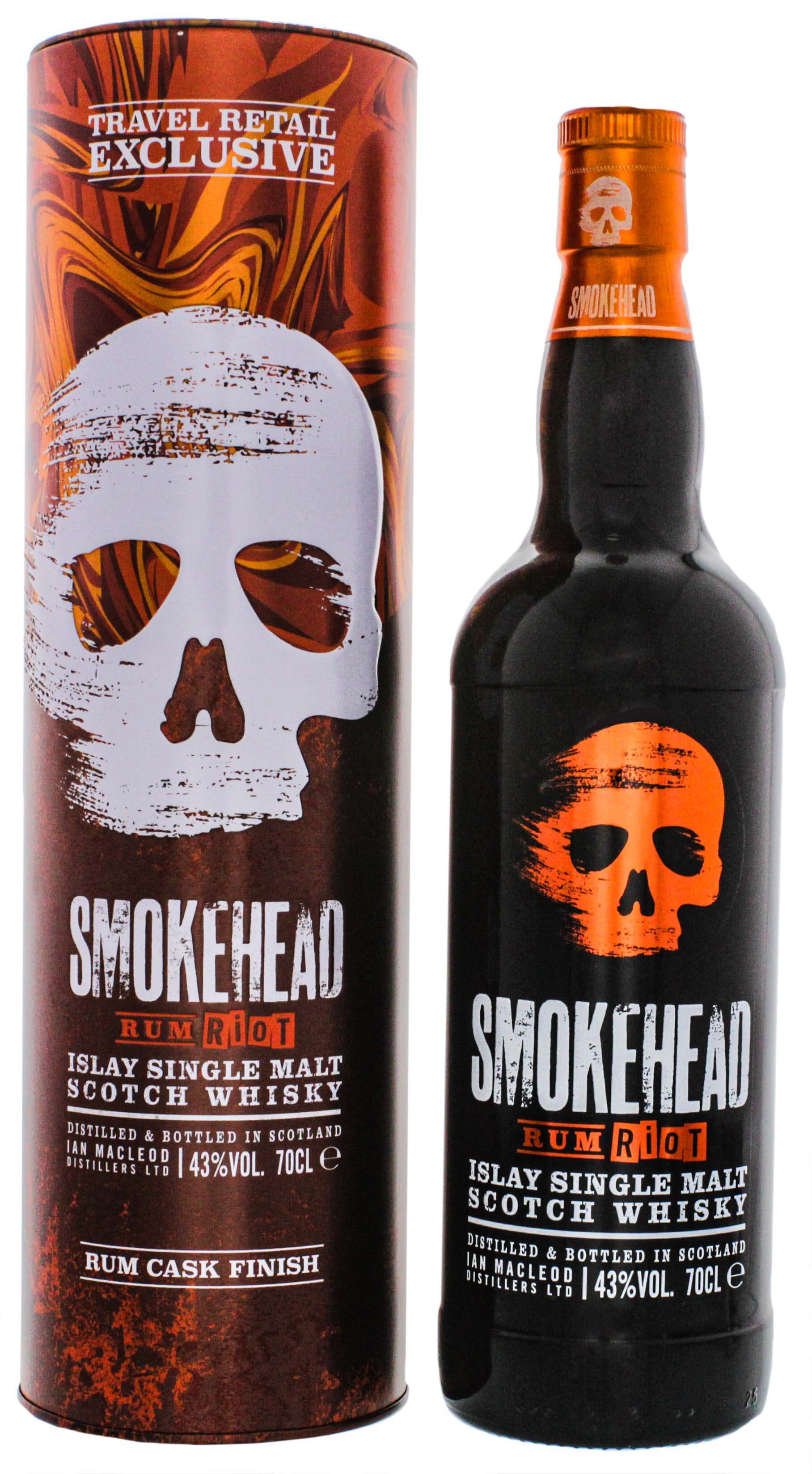 Smokehead Riot Rum Cask Whisky 43% 0,7L