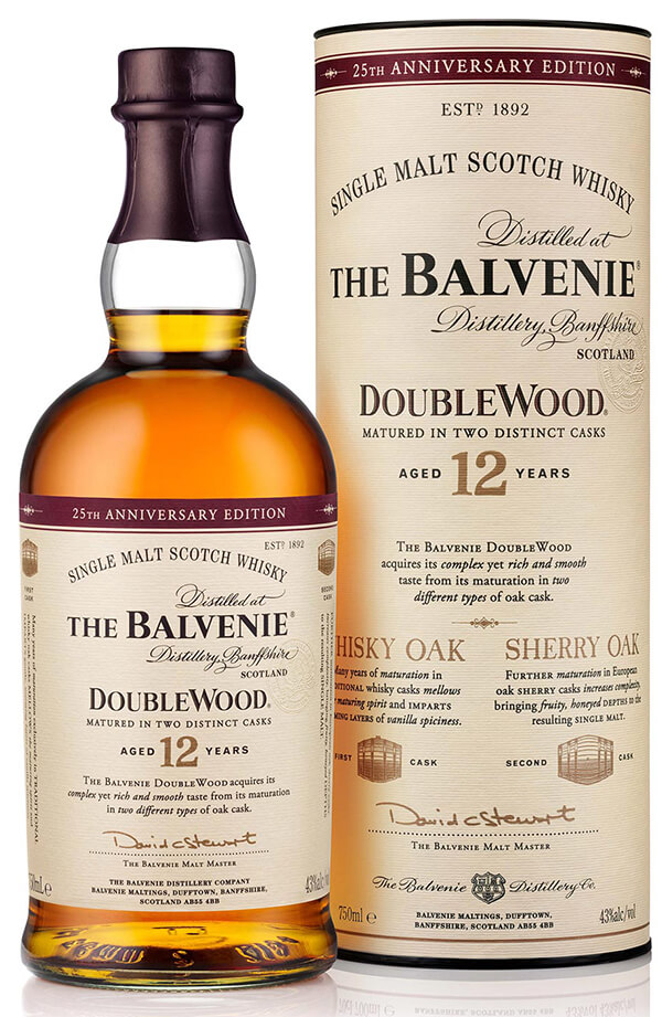 Balvenie 12 Jahre Double Wood Whisky 25th Anniversary Edition 43% 0,7L