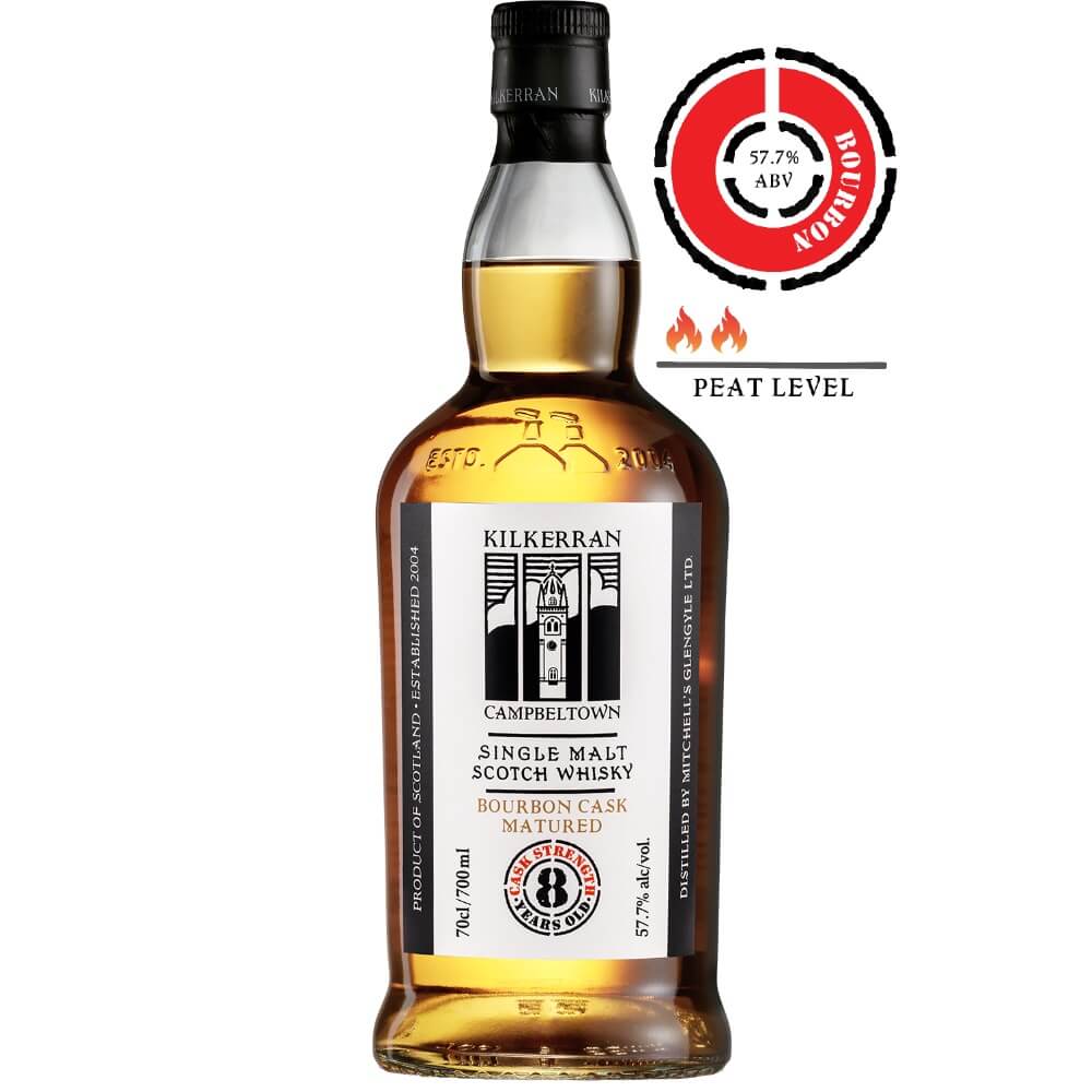 Kilkerran 8 Jahre Release 2026 Bourbon Cask Strength Whisky 57,7% 