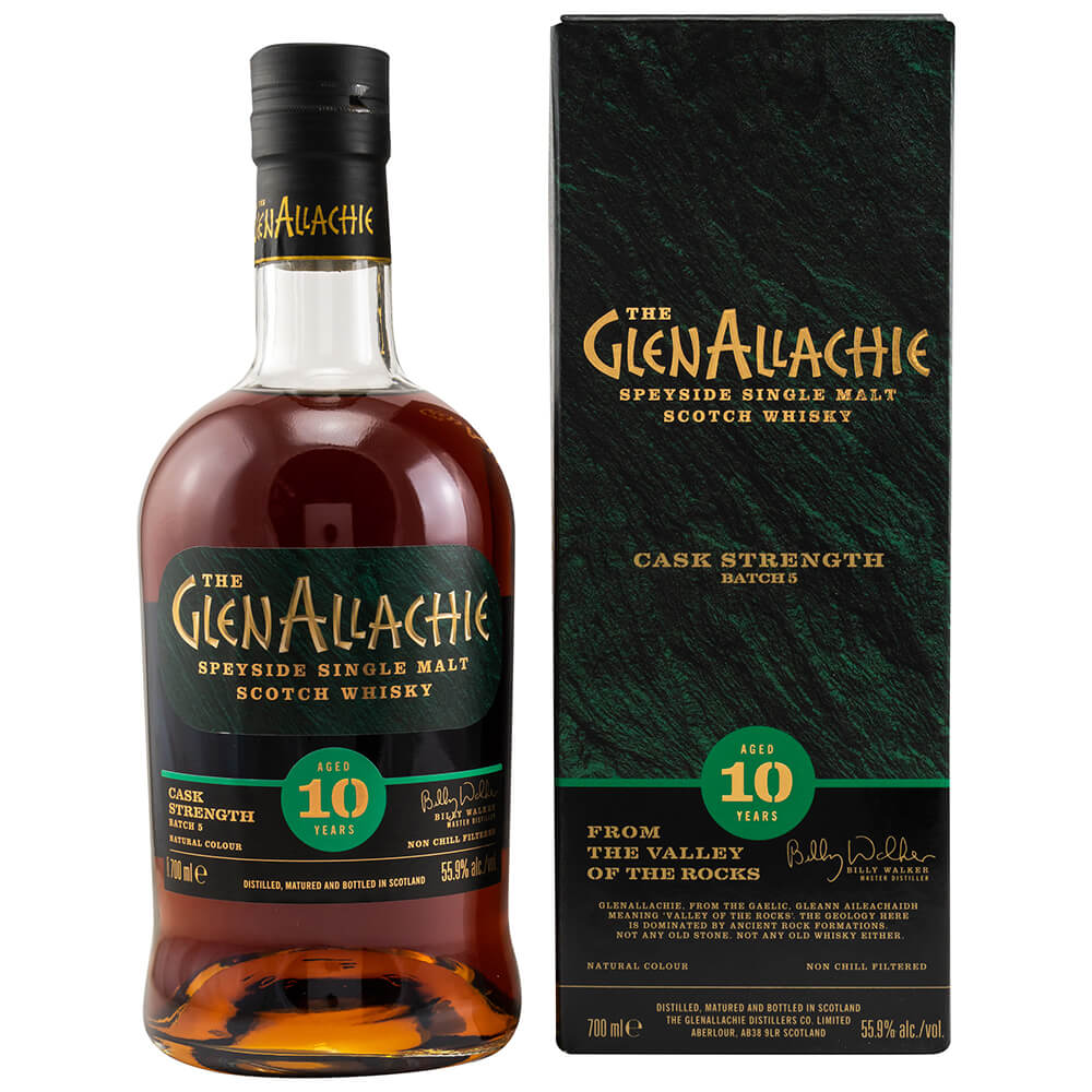Glenallachie 10 Jahre Cask Strength Batch 5 Whisky 55,9% 0,7L