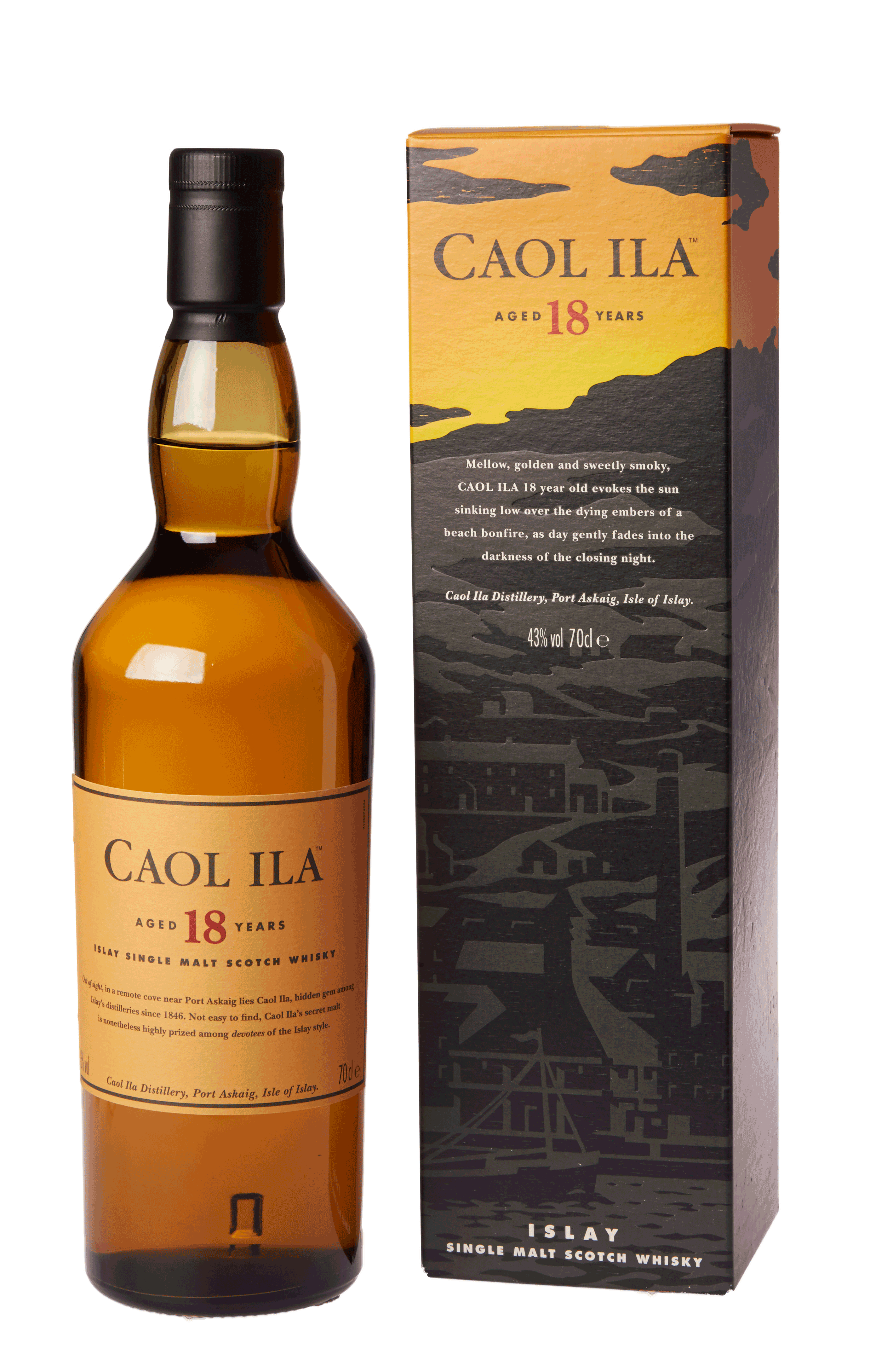 Caol Ila 18 Jahre Whisky 43% 0,7L
