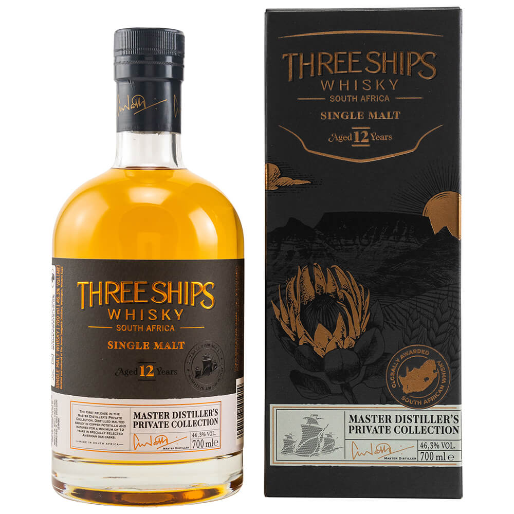 Three Ships 12 Jahre South African Single Malt Whisky 46,3%