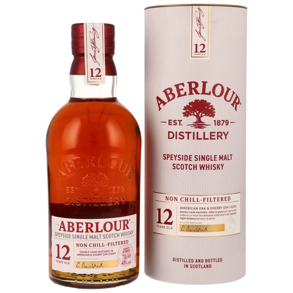Aberlour 12 Jahre Non Chill-Filtered Speyside Whisky 48%