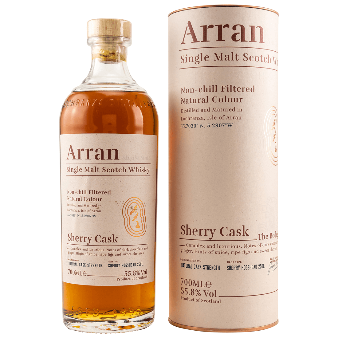 Arran Sherry Cask The Bodega Whisky 55,8%  Arran Sherry Cask The Bodega Whisky 55,8%