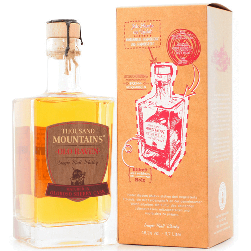 Thousand Mountains Olo Raven Single Malt Whisky 46,2% 