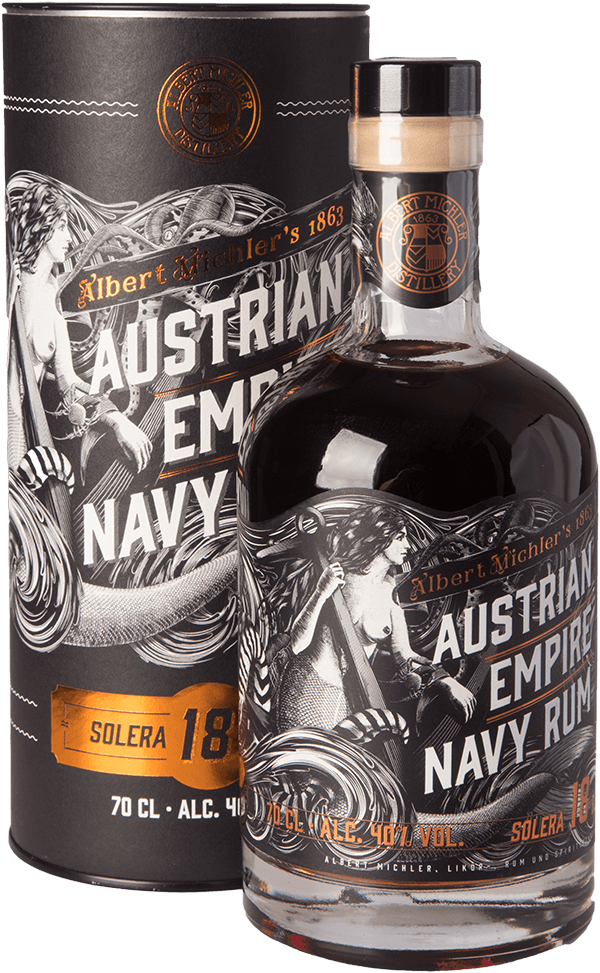 Albert Michler´s 1863 Austrian Empire Navy Rum Solera 18 Jahre 40% 0,7L