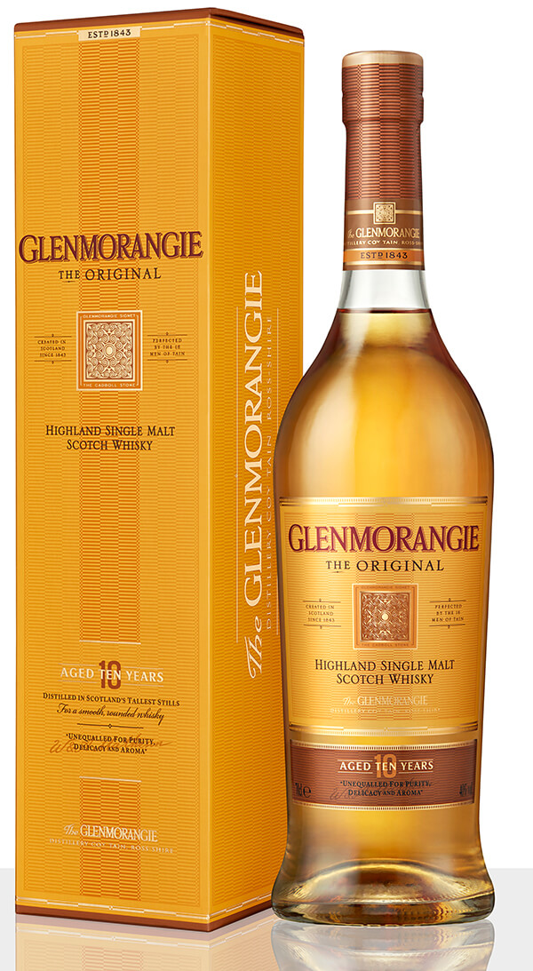 Glenmorangie 10 Jahre Original Whisky 40 Prozent Geschenkverpackung