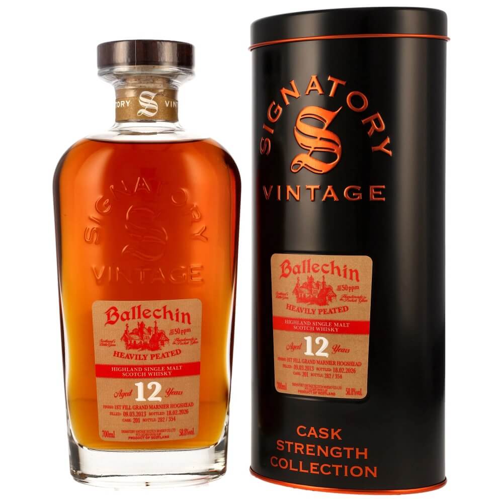 Ballechin 12 Jahre 2013/2026 First-fill Grand Marnier Hogshead #201 Whisky 58,8% (Signatory)