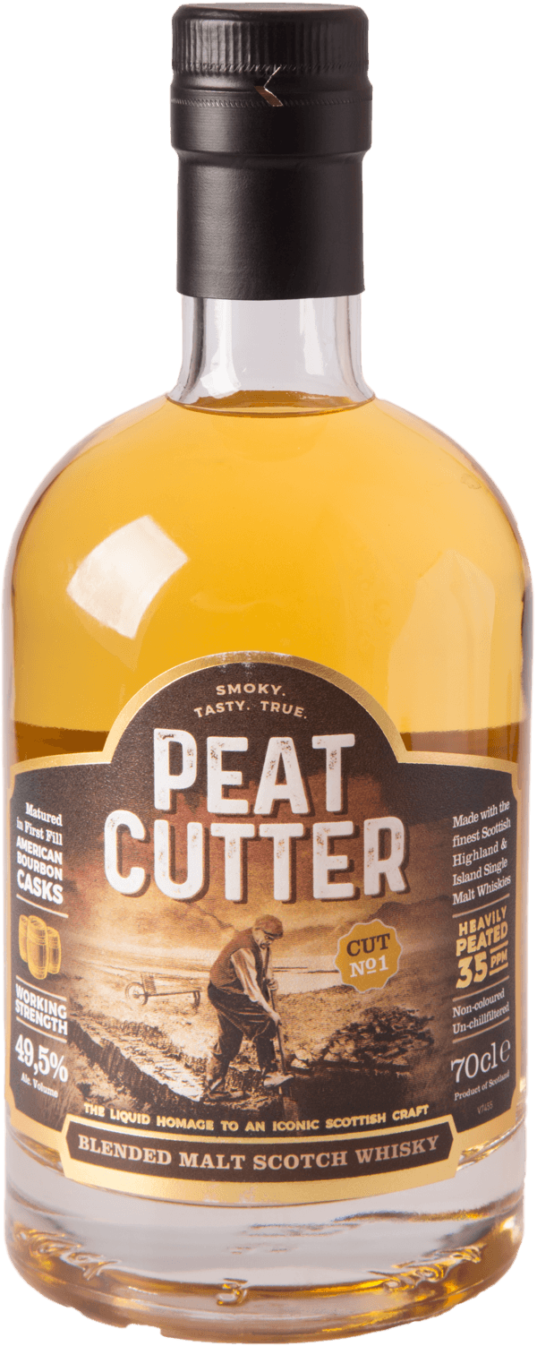 Peat Cutter Heavily Peated Whisky 49,5% 0,7L