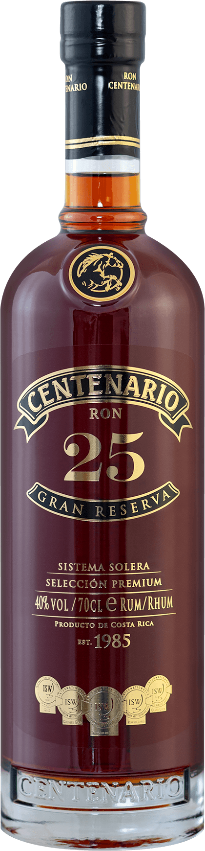 Ron Centenario 25 Jahre Gran Reserve Rum 40% 0,7L aus Costa Rica