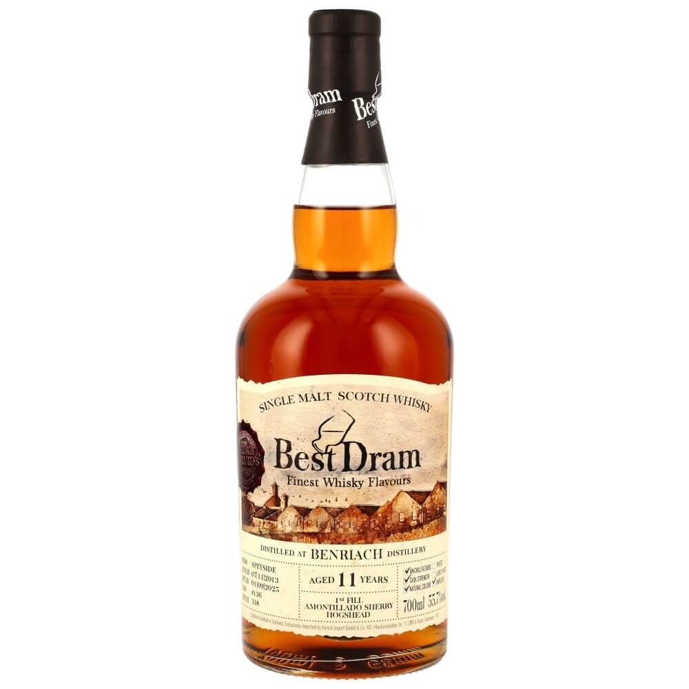 Benriach 11 Jahre 2013/2025 Amontillado Sherry Hogshead #136 Whisky 55,7% (Best Dram)