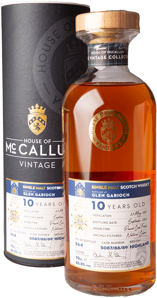 Glen Garioch 10 Jahre 2011/2021 Pomerol Cask Finish Whisky 46,5% (House of McCallum)