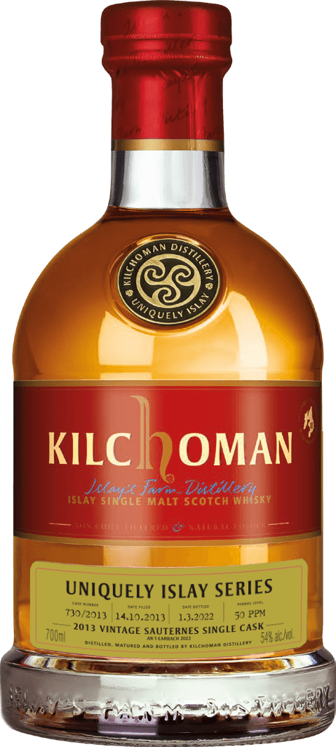 Kilchoman 2013/2022 Uniquely Islay Vintage Cask 730 Sauternes Whisky 54%