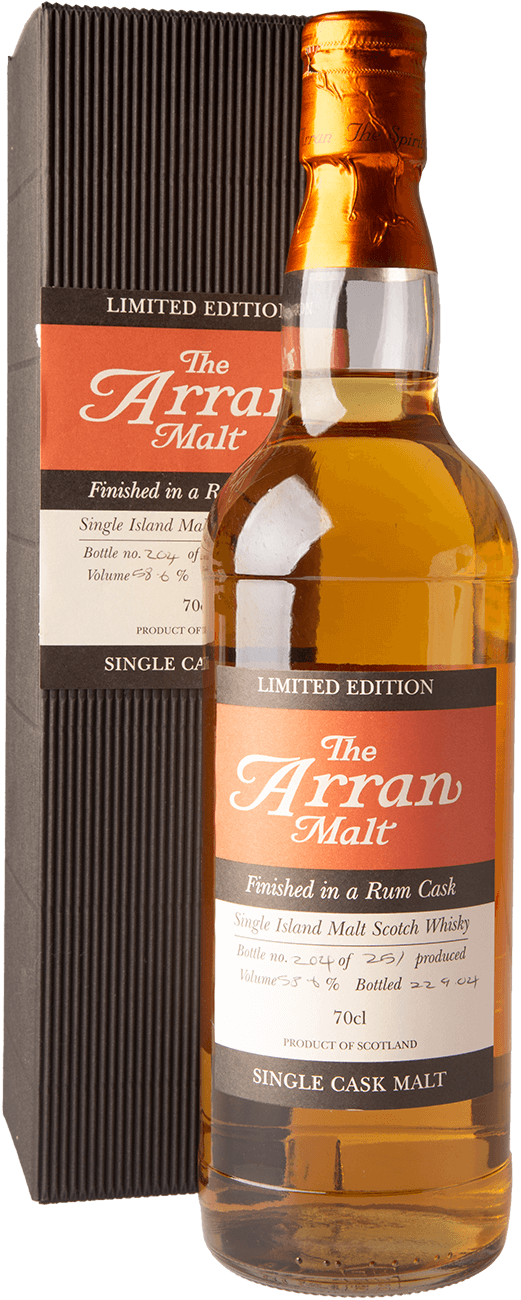 Arran Limited Single Island Rum Cask Finishing Whisky 58,6% 0,7L