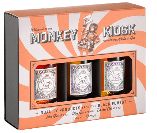 Monkey 47 Kiosk Schwarzwald Dry Gin Miniaturset