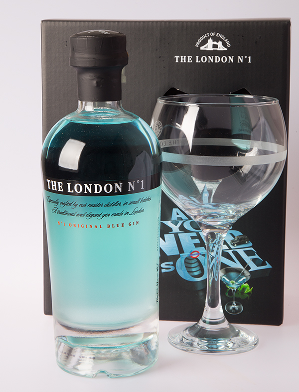 The London No.1 Original Blue Gin 47% Geschenkset